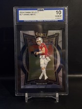 2024 PANINI SELECT #27 DRAKE MAYE RC ISA 10 GEM MINT NEW ENGLAND PATRIOTS