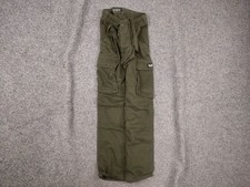 Franklin Marshall American Studies Design Military Army Green Baggy Cargo Pants
