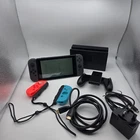 Nintendo Switch Console Bundle HAC-001 Dock Grey Joy-Cons, HDMI, Charger, Tested