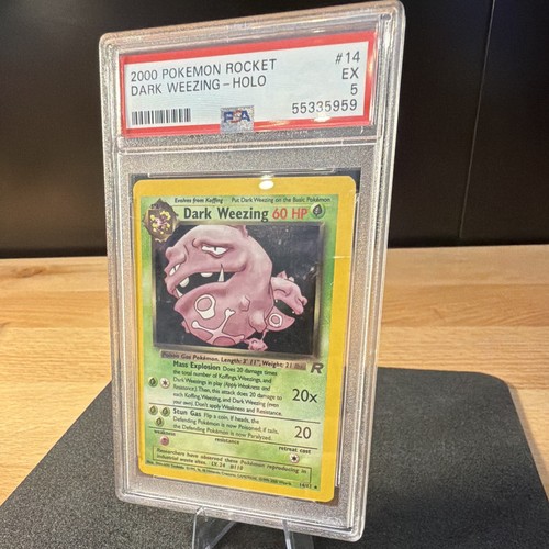 Dark Weezing (Unlimited) graded PSA 5 for sale on eBay