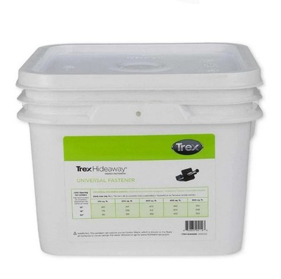 Trex Hideaway Universal Hidden Deck Fasteners Bucket 500 sq. ft. (900 Pack)
