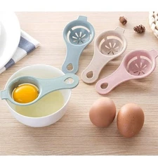 Kitchen Egg White DIY Separator Holder Sieve Funny Divider Stonego Kitchen Tool