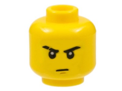 LEGO  Part 3626pb0524 - Minifigure Head Kopf