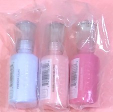 Set of 3 Gloss Nuvo Crystal Drops, Bubblegum Blush, French Lilac, Carnation Pink