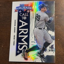  2025 Panini Crusade Call To Arms No. 20 Aaron Judge Yankees - Silver Prizm