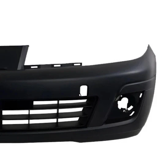 Front Bumper Cover Primed Plastic & Fog Lights Kit For 2007-2012 Nissan Versa Foto 3 de 4