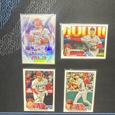 Topps 2023 Angels Card Lot 4 Cards Trout Herget Ward Duffy 2022 Baseball