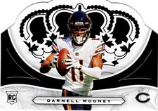 2020 Panini Chronicles Crown Royale Darnell Mooney Rookie Card No. CR-34 Bears. rookie card picture