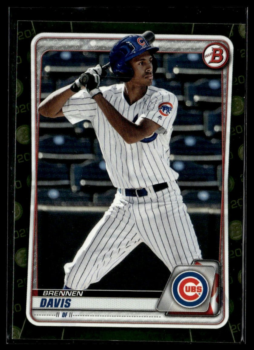 2020 Bowman #BP-141 Brennen Davis Prospects Camo