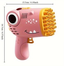 Dinosaur Bubble Gun, Fun Bubble Toy, Cartoon Bubble Machine, Bubble Launcher,