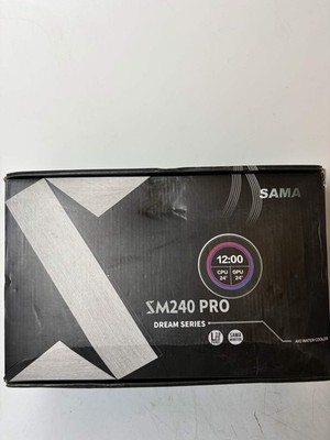 SAMA SM240 PRO Black Liquid Cooler 240mm ARGB AIO Radiator