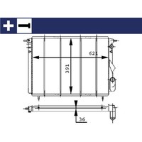 Mahle KÜHler MotorkÜHlung WasserkÜHler Passend FüR Renault Espace | CR 452 000S