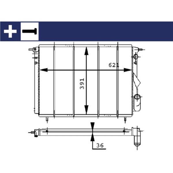 Mahle KÜHler MotorkÜHlung WasserkÜHler Passend FüR Renault Espace | CR 452 000S-image