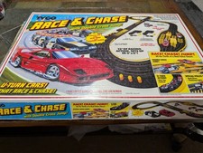 Buy Vintage Toys like 1990 Tyco Race & Chase Double Jump HO Slot Car Race Se from eBay