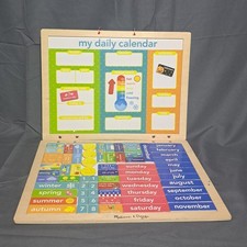 Melissa  Doug My First Daily Calendar Magnetic Dry Erase Weather Holidays