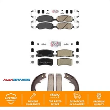 Front Rear Ceramic Disc Brake Pads Kit For Mitsubishi Outlander KNN-100454