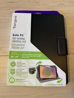 Targus Safe Fit Universal 9-11 360 Rotating Tablet Case Black - THZ785GL B3
