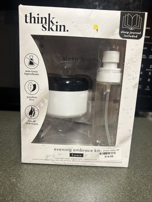 Think Skin. Evening Embrace Kit. Overnight Mask, Dream Most And Sleep Journal