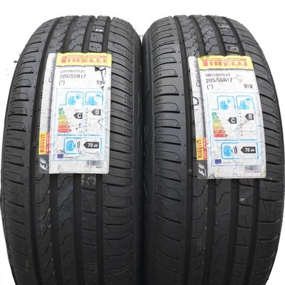 205 55 17 2x PIRELLI 205/55 R17 91V P7 BMW Sommerreifen 2019 VOLL