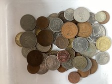 Job Lot Of Foreign Coins 250g (#44)