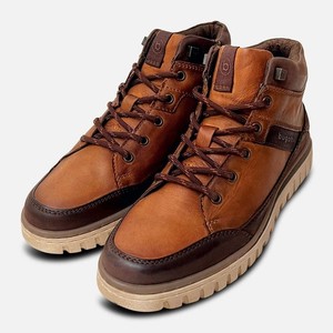 BUGATTI‎ Lace-Up Boots Mens Size US 13 EUR 46 Brown Suede Chukka Boots Shoes Snuff Suede Bugatti Mens Designer Zip Chukka Boots main image 3