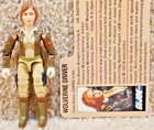 Complete Really Nice Vintage 1983 GI Joe Covergirl v1 With Filecard Wolverine