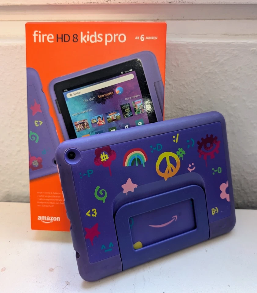Amazon Fire HD 8 Kids Pro 32GB, Wi-Fi, 8 Zoll - Grafitti Design