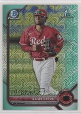 2022 Bowman Chrome Prospects Mega Box Aqua Mojo Refractor /225 Allan Cerda 0r4