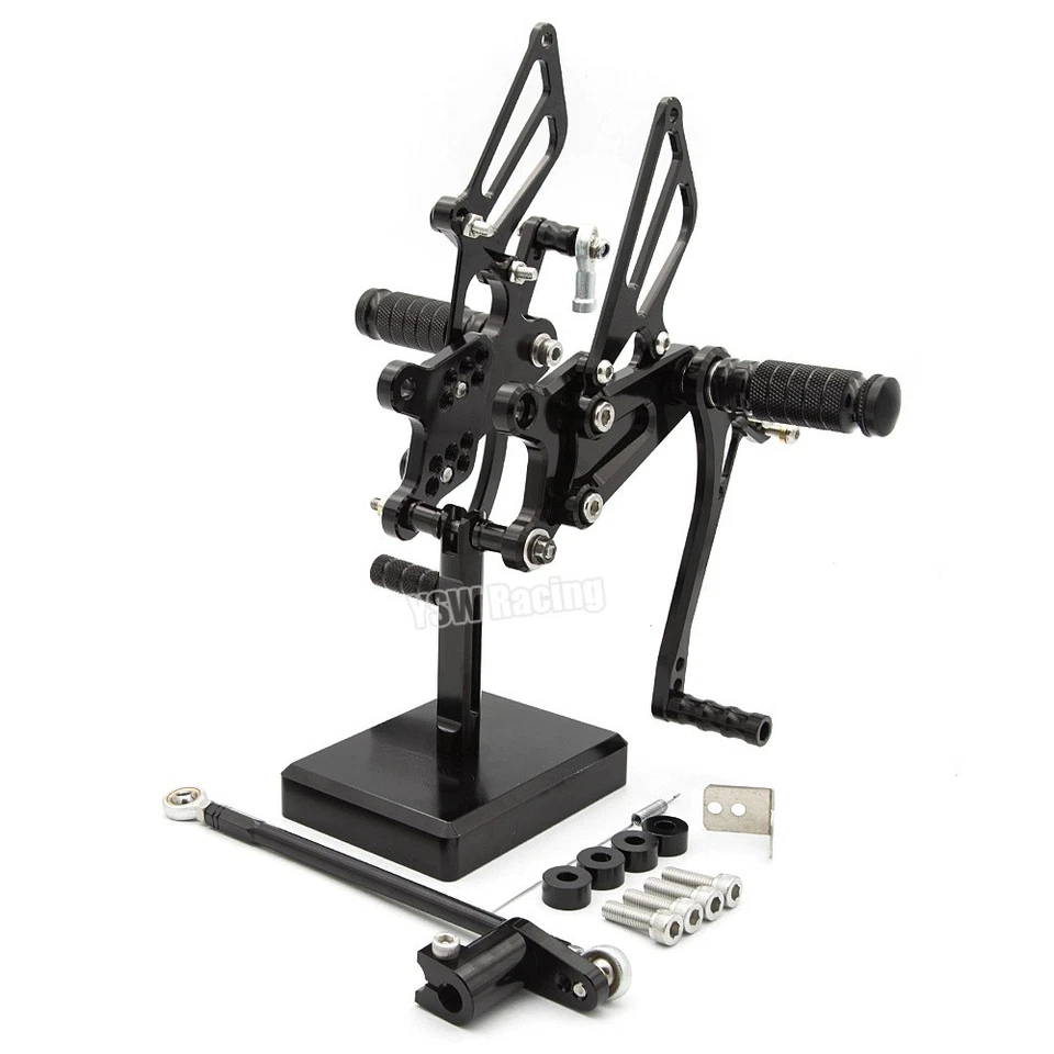 For Honda CBR954RR CBR929RR 2000 2001 2002 2003 CNC Rearset Footpegs Pedals Sets - Image 3 of 4