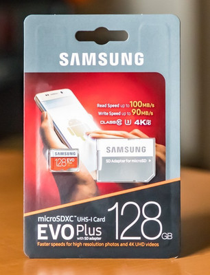 NEW Samsung EVO Plus 128GB microSDXC UHS-I Memory Card 100MB/s U3 4K w/ Adapter