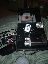 Vintage Cameras, Bell Howell Movie Camera, Accessories And Case