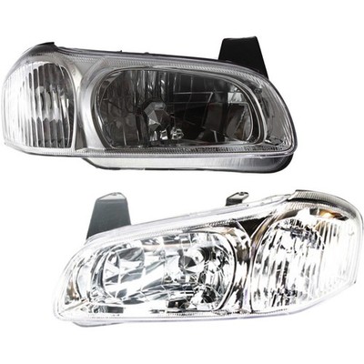 Headlight Driver and Passenger Side Fits 2000-2001 Nissan Maxima Sedan