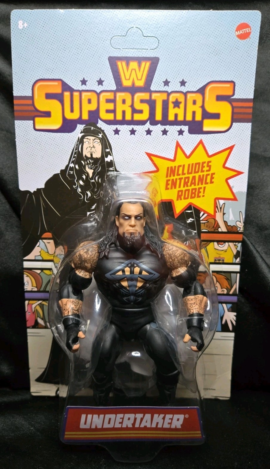 WWE Superstars Series 18 UNDERTAKER 5" Figure & Entrance Robe UNPUNCHED 2026