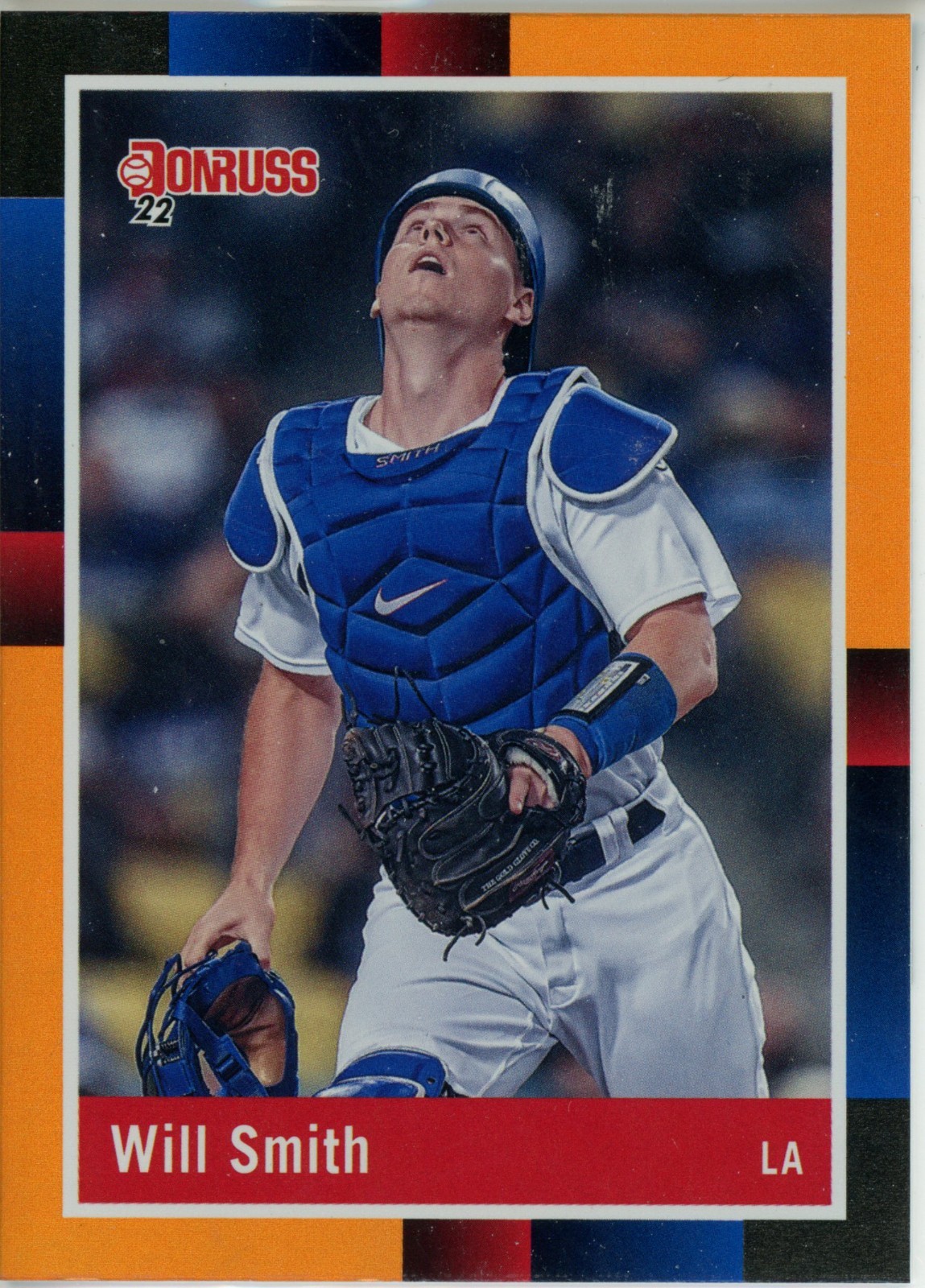 2022 Panini Donruss - #242 Will Smith 1988 Retro Holo Orange Los Angeles Dodgers