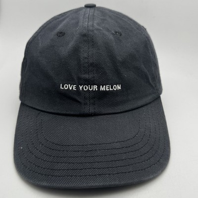 Love Your Melon Black Baseball Cap Dad Hat Embroidered Adjustable Made in USA