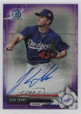 2017 Bowman Chrome Prospect Purple Refractor 38/250 Josh Sborz #CPA-JSB Auto s5q