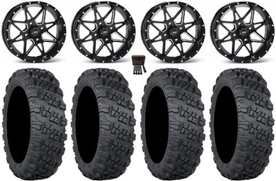 ITP Tornado 15'' Wheels Black 35'' Versa Cross V3 Tires Can-Am Renegade Outlander
