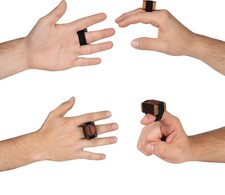 Real Wooden Instrumentalist's Rhythm Finger Shaker