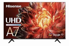Hisense 43" A7 UHD 4K LED Google TV Wide Color Gamut – 43A7N, Black