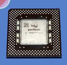 TESTED Intel PENTIUM 1 SL2Z4Tillamook 266 MHz MMX CPU 1.9v RARE Stable at 300MHz