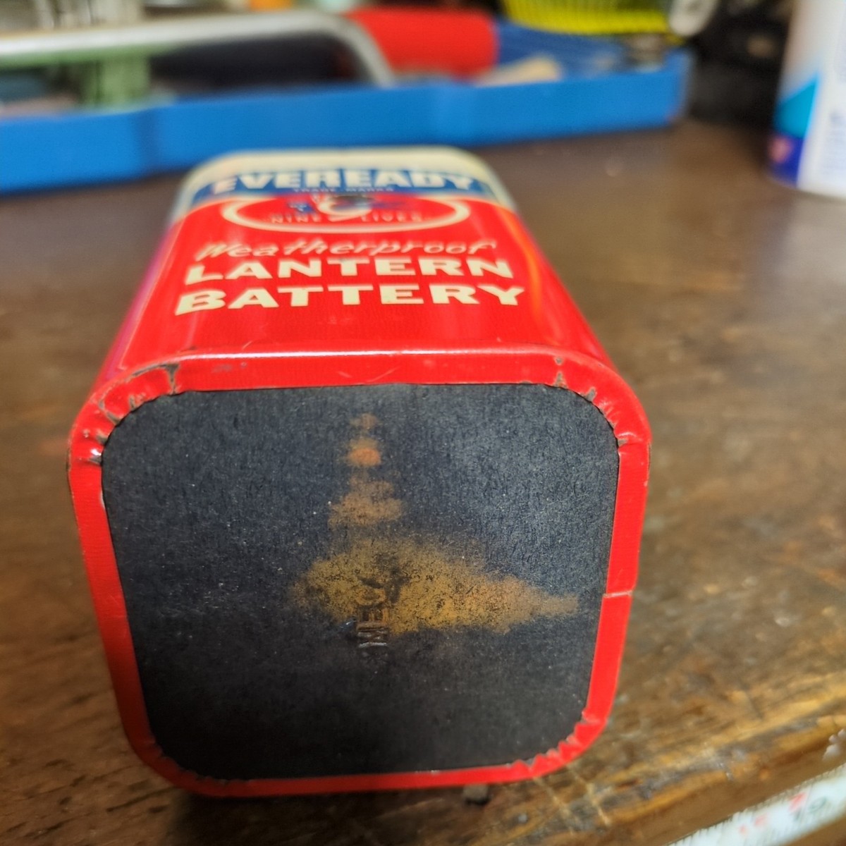 Vintage early 1950s Eveready Collectable Lantern Battery 6 Volts