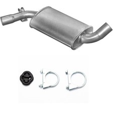 Mittelschalldämpfer Auspuff für VW Golf 2 II Jetta 1.8i GTi Hatchback + Kit