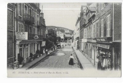76 Etretat Hotel Omont and Rue du Havre