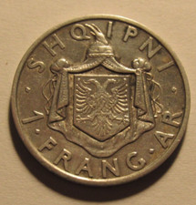 albania 1 frang 1935 zog i spl