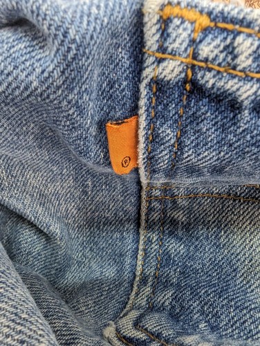 Levi Strauss & Co 505 Orange Tag Regular Fit Straight Leg 5 Pocket Size 44X29 - Picture 10 of 10