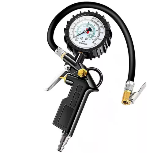 Druckluft Reifenfüller Geeicht Reifenfüllpistole Manometer Luftdruckprüfer 15Bar - Bild 1 von 12