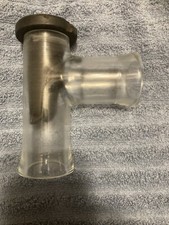 glass pipeline wash deverter for dairy barn