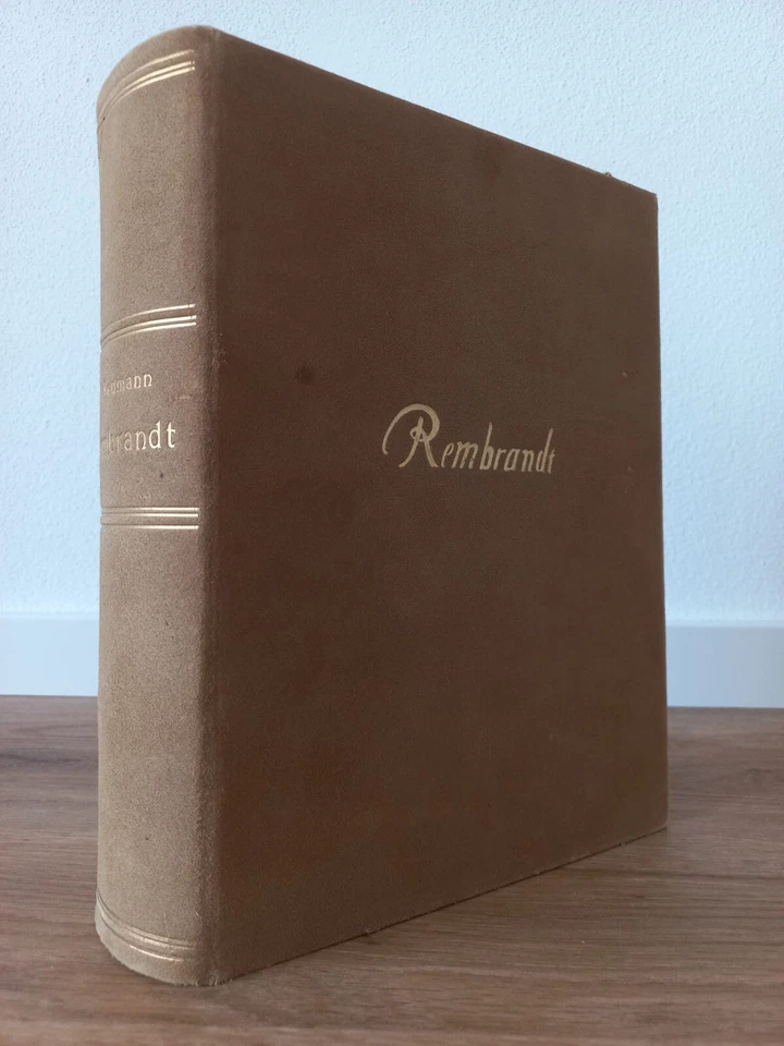 Rembrandt Prachtband Ganzleder 1902 | Sehr groß (27,5cm) und schwer (3kg) | RAR! - Bild 2 von 4