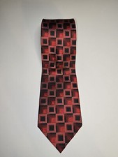 Ferucci Tie Red BLACK 3.75 X 60 All Silk