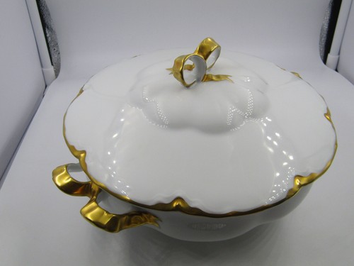 HUTSCHENREUTHER PORZELLAN RACINE BLENHEIM - SUPPENTERRINE MIT DECKEL - Picture 5 of 15